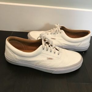Leather Vans size 10.5